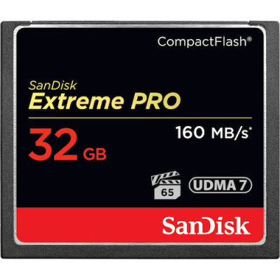 SanDisk Extreme Pro - Flash memory card - 32 GB - 1000x/1067x - CompactFlash